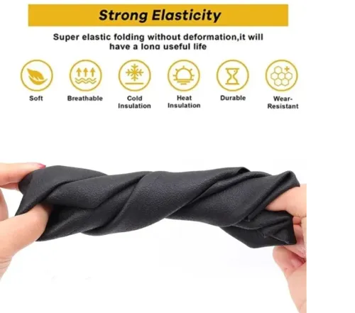 Universal Car Non-slip Silicone Steering Wheel Cover Elastic Texture D-shaped Steering Wheel Covers Car Decoration Accessories
