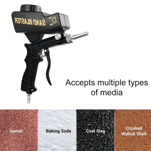Rust removal device pneumatic sandblasting group