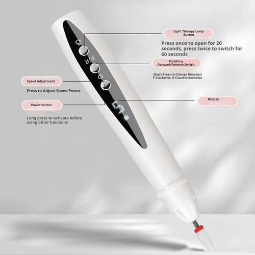 💅 Portable 2-in-1 Nail Drill & UV Gel Lamp: Salon-Quality Manicure Tool! ✨