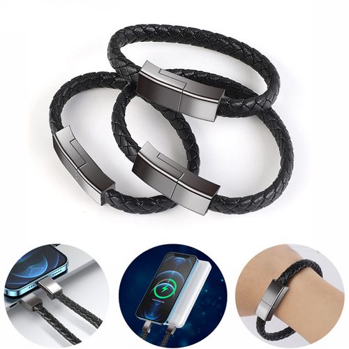 2-pack USB Bracelet charging cable for Type C