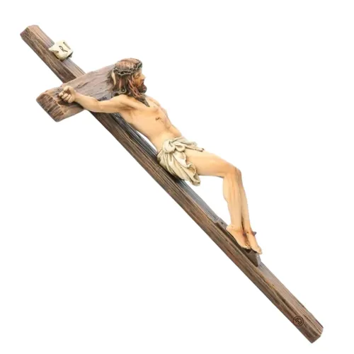 Hand-Painted Jesus Figurine 9.6, Home Church Altar Display, Resin Statue