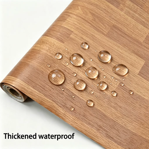 3 pcs Wood Grain Self-Adhesive Floor Sticker Removable Floor Sticker Peel And Stick