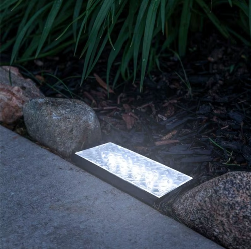 Solar Brick Lights Outdoor Waterproof Paver Landscape Light Lamp for Garden Yard Walkway Driveway Decorations
