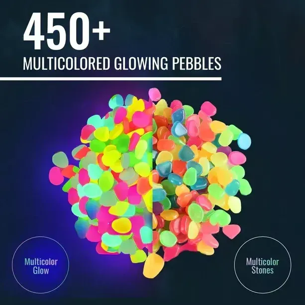 Glow In The Dark Rocks - Illuminate Your Outdoors with Enchanting Glow