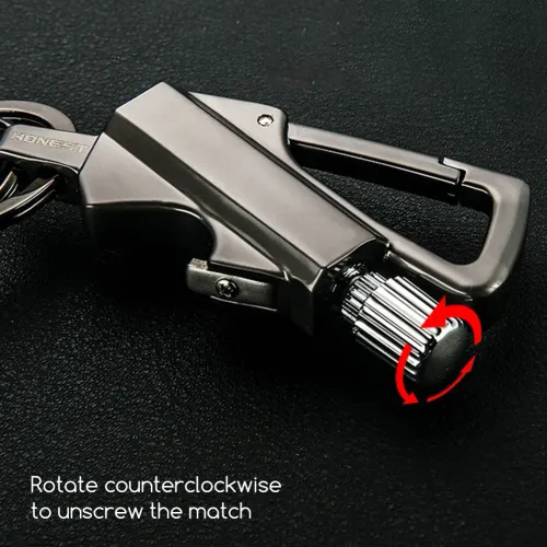 3 in 1 Keychain Lighter Waterproof Flints Lighter Keyrings Bottle Opener Outdoor Survival Multi Tool