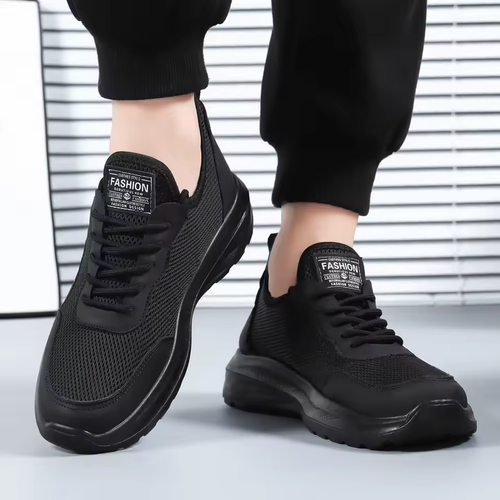 Men Sneakers Casual Lightweight Wear-Resistant Mesh Shoes Soft Sole Non-Slip Work Shoes