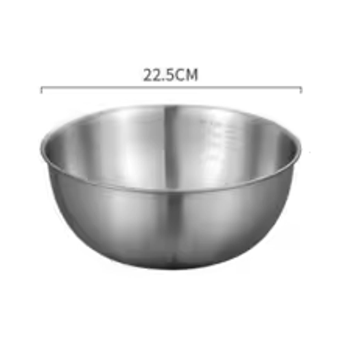 1-3 Stainless Steel Bowl Set with Scale for Cooking Baking Food Storage Large Capacity Mixing Bowls for Home Kitchen Essentials