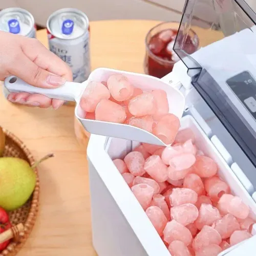 Electric Ice Maker Professional Ice Cube Maker Portable Automatic Electric Bullet Round Ice Block Making Machine