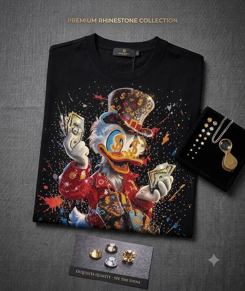 Men's Donald Duck Rhinestone T-shirt