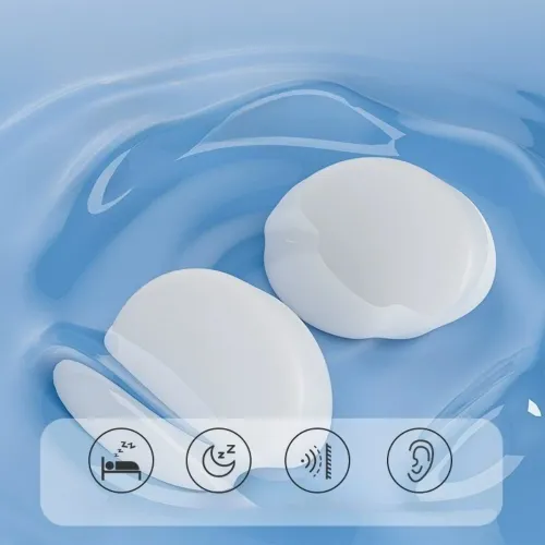 6pcs Shapeable Silicone Mud Earplugs Reusable Anti Noise Earplug Studying Sleep Aid Portable Flexible Ear Plug Safety Protection