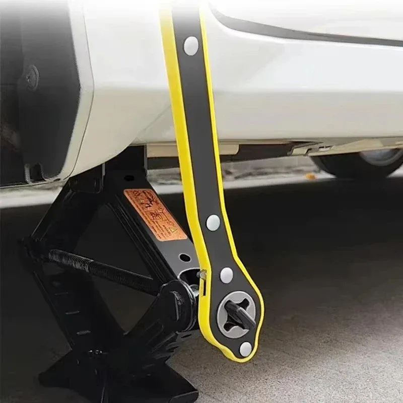 Universal Car Jack Ratchet Wrench