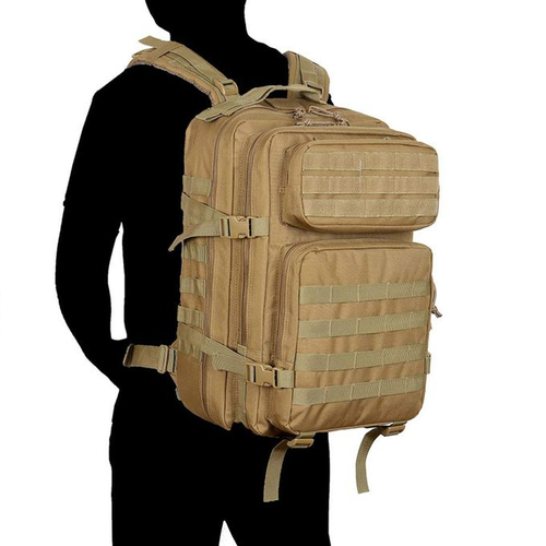 Multifunctional 45L Tactical Molle Rucksack 3 Day Bug Out Pack for Outdoor Hiking Camping Fitness & Daily Work