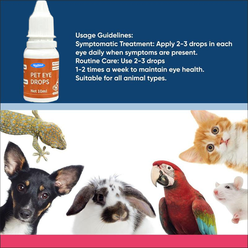 Natural Pet Eye Drops – 10ml – Cleans Tear Stains & Soothes