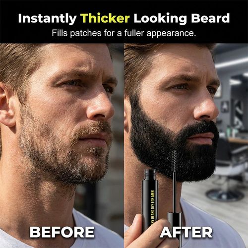 Long-lasting beard and eyebrow dye for men