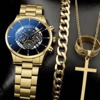 Gold watch Set