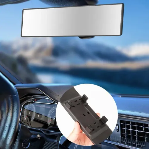 Car Interior Rearview Mirror Mirror Wide Angle Convex Rearview Monitor Anti Large Auxiliary Mirror Panoramic Vision Glare