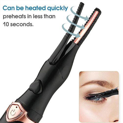 ✨The heated eyelash curler quickly curls your eyelashes.