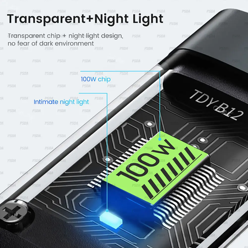 3 in 1 fast charging data cable 100w