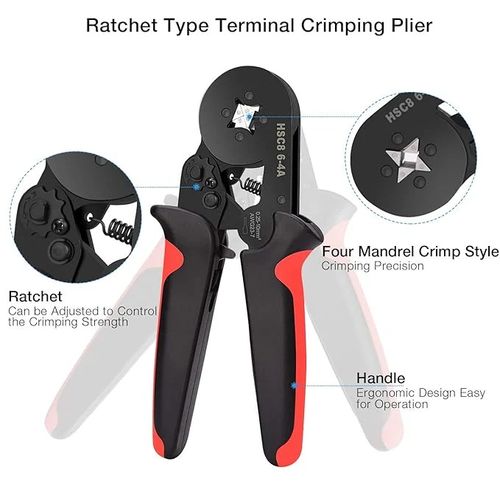 Self Adjusting Wire Crimping Tool Set + Free Ferrule Terminals