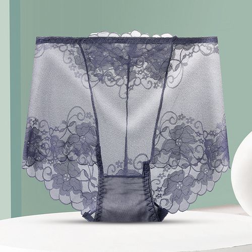 💥Hot Sale 😍Women's Hand-Crocheted Lace High-Rise Boxer Briefs