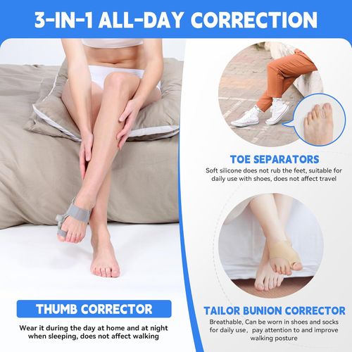 Complete set of big toe corrector for relieving big toe cysts
