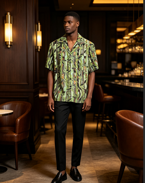 Premium Men Casual Printed Shirt