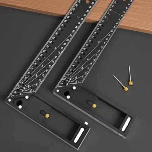 Multi Functional Right Hole Industrial Grade Thicken Positioning Marking Angle Ruler