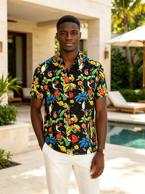 Advanced men's short sleeved shirt