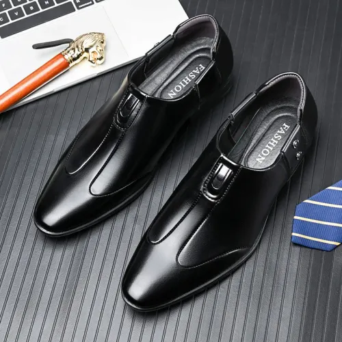 Business formal leather shoes pointed men's shoes