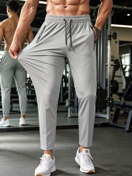 Men's Ice Silk Athletic-Casual Pants
