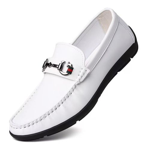 Men's Minimalist Casual Leather Slip-On Loafers