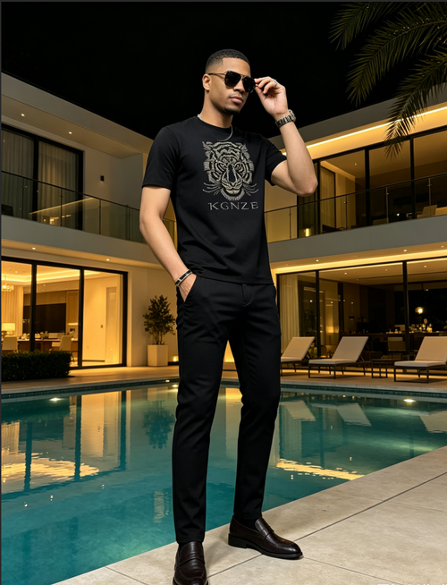 Men Tiger Graphic T‑Shirt
