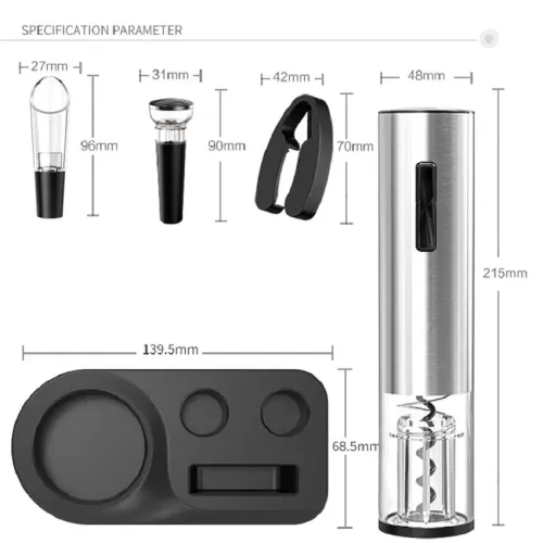 5-in-1 Electric Wine Tool Gift Box Set