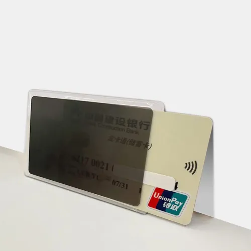 10pcs Multipurpose Privacy Protective Case for Bank Cards And ID Cards Durable PVC Anti Peeping Personal Information Protector