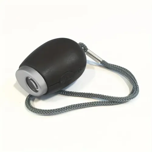 1pc LED Mini Portable Projection Digital Display Oval Plastic Alarm Clock Clock Keychain