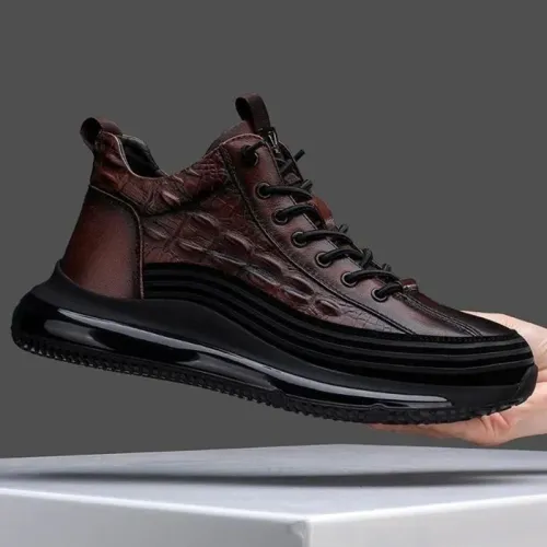 Men Soft Cushion Sneakers Minimalist Daily Style Wear Resistant Bottom Breathable Leisure Shoes For Outdoor Walking Use