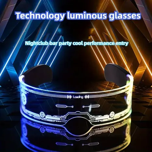 Cyberpunk LED Luminous Glasse