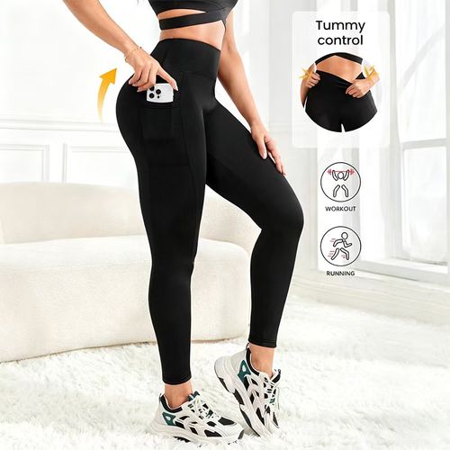 Seamless Women Solid Waist Yoga Pants Three-section Waist Sexy Hip-lifting Tight Sports Pants Fitness Exercise Yoga Pants