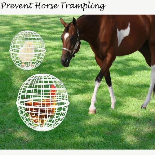 Ball Shaped Movable Chicken House Rollable Poultry Enclosure