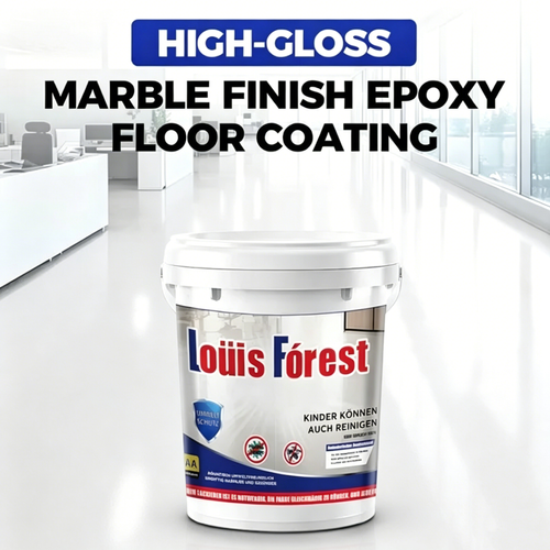High-Gloss Marble Finish Epoxy Floor Coating 1kg per barrel