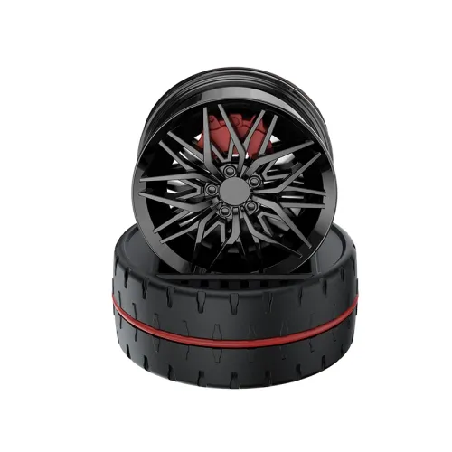 1Pcs Solar Car Air Freshener Wheel Hub Design Perfume Diffuser Decoration Vehicle Wheel Rotating Air Freshener Vehicle Air Fresheners