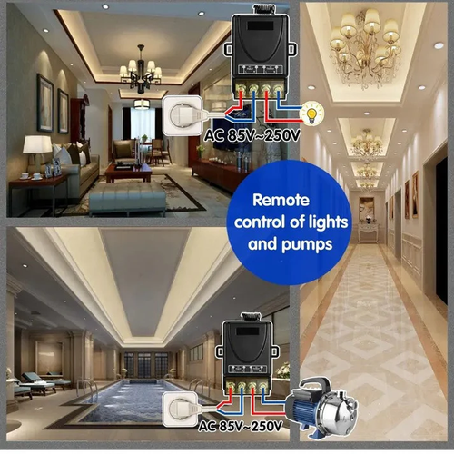 💥 Wireless Remote Control + Receiver – No Cables, Works Instantly! ⚡