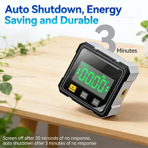Digital Electronic Level Digital Angle Fnder 4*90 ° Magnetic Inclinometer Protractor Precision Level Box