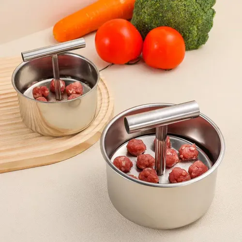 2pcs Manual Press Meatball Maker Stainless Steel Meatball Tools Meat Balls Multi-functional