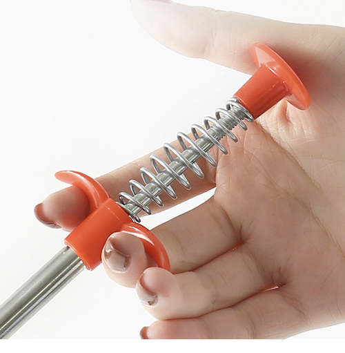 Multifunctional Toilet Sink Floor Drain Sewer Hair Garbage Anti-clogging ultra Long Cleaning Brush Dredging Tool