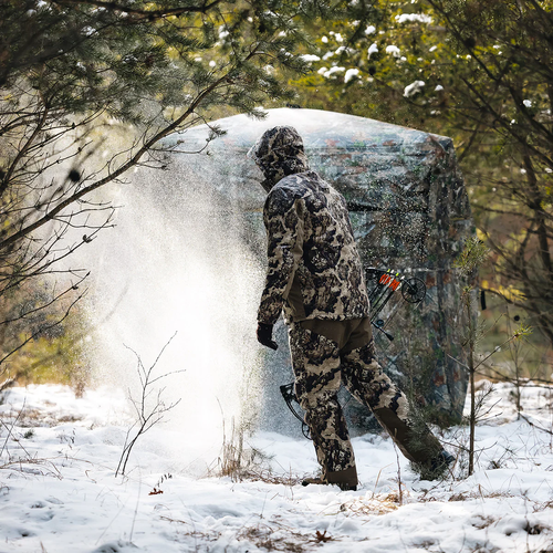 Vis Series See Through Hunting Blind, Pop Up Ground Deer Blind(Accommodates 2–3 people)