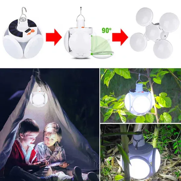 ☀️⚡50% OFF! 🔋🔥Multifunctional and foldable solar lamp in the shape of a football