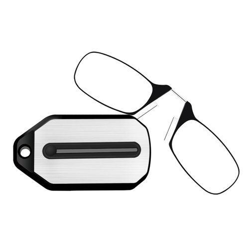 Telescopic nose clip reading glasses, stylish, high-definition, foldable, and ultra lightweight
