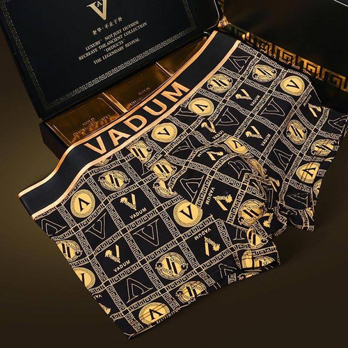 Breathable antibacterial sports light luxury men's boxer briefs