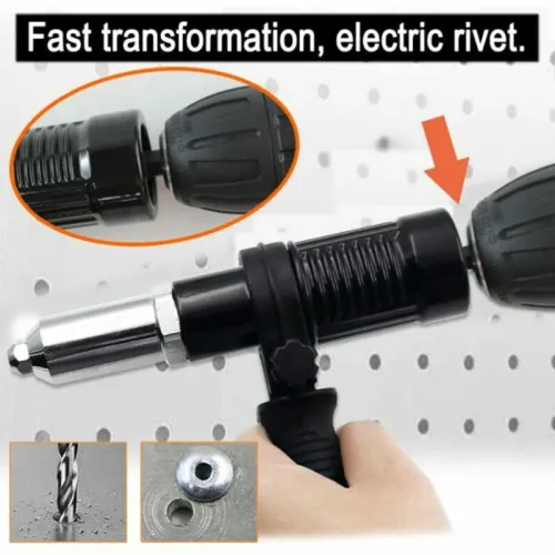 Professional Electric Rivet Nut Gun Machine Core Pull Accessories Cordless Riveting Gun Drill Adapter Insert Nut Tools